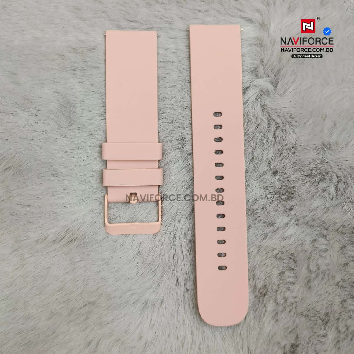 Smart Watch Silicon Strap - Pink ( 20mm)