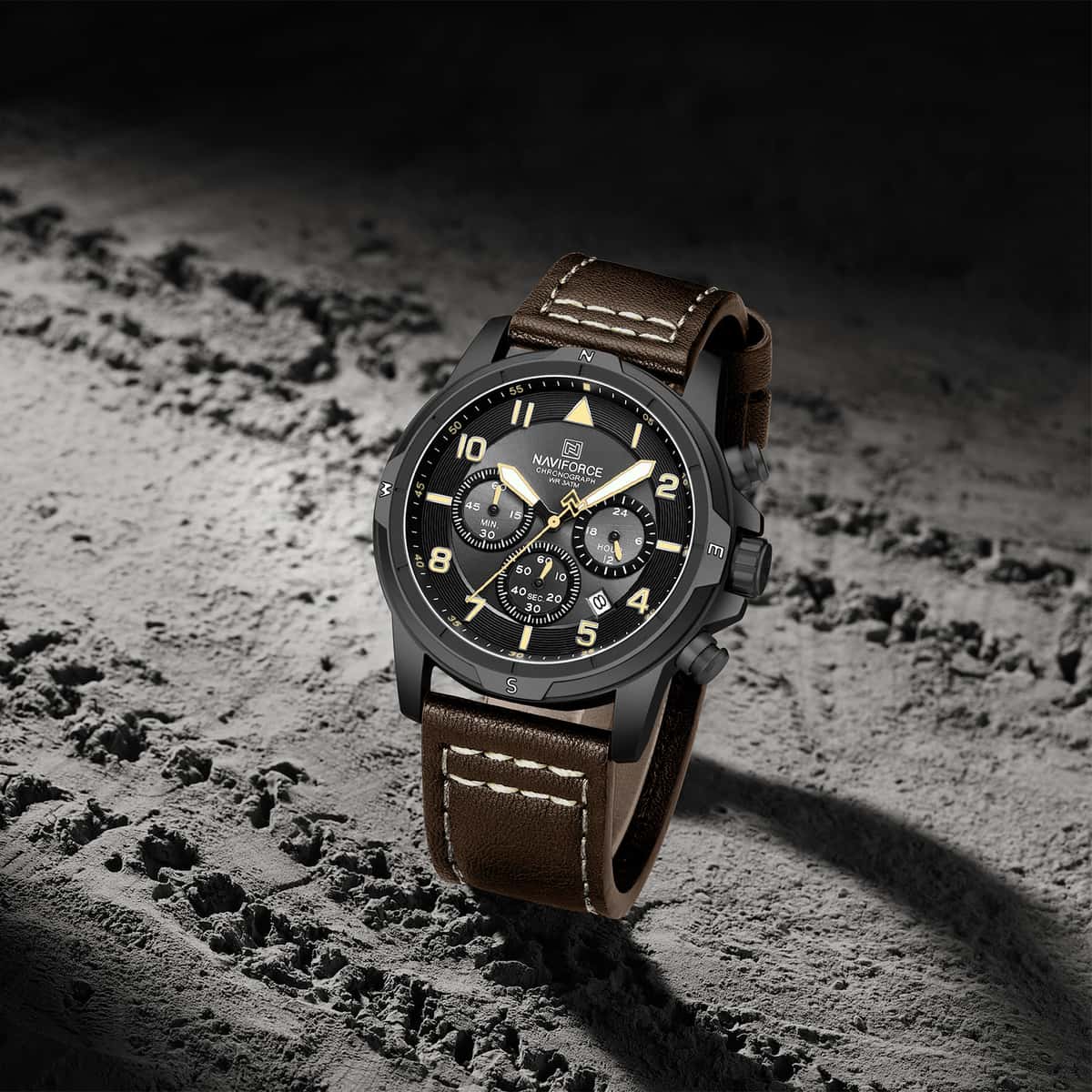 Naviforce 8077 L - Brown Black