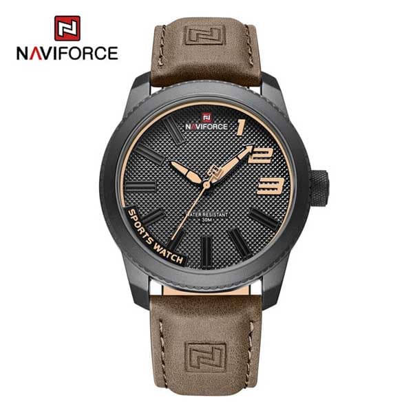 Naviforce 9202 L - Black Brown
