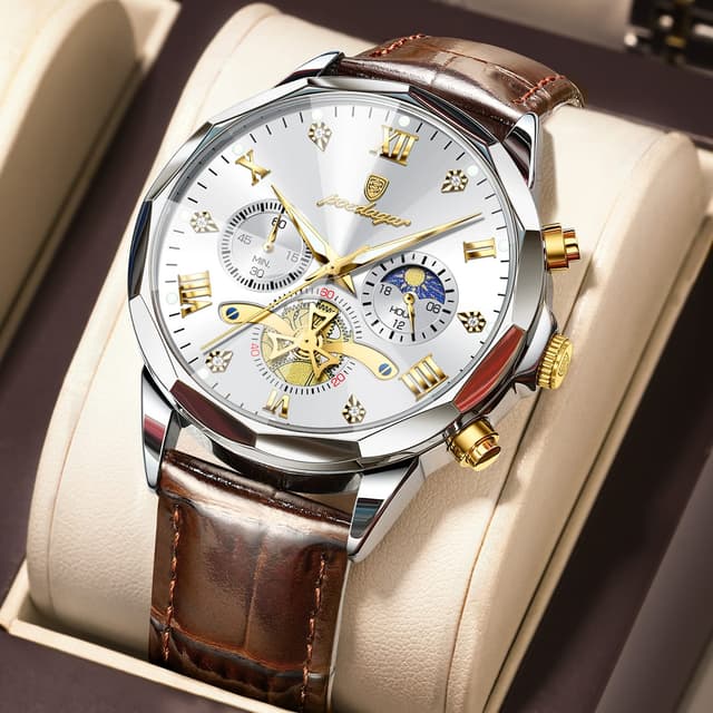 Poedagar 938L For Men - Brown White