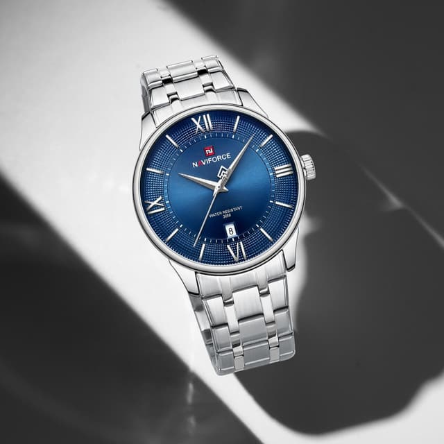 Naviforce 9272 CH - Silver Blue