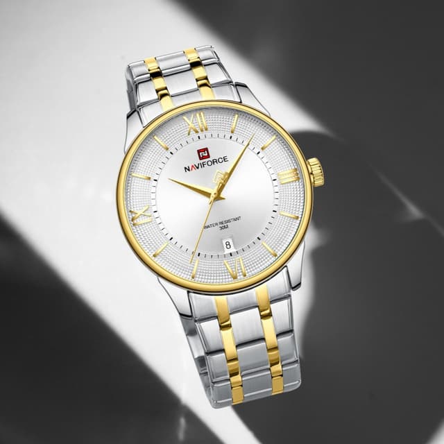 Naviforce 9272 CH - Silver Gold