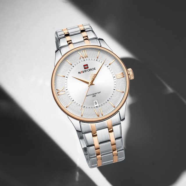 Naviforce 9272 CH - Silver Rose