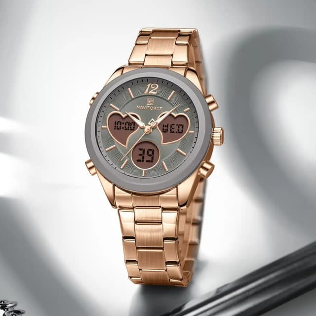 Naviforce 5045 For Women - Rose Gray