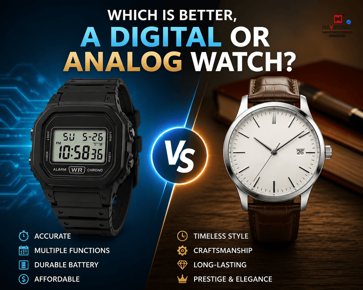 Which Is Better, a Digital or Analog Watch?