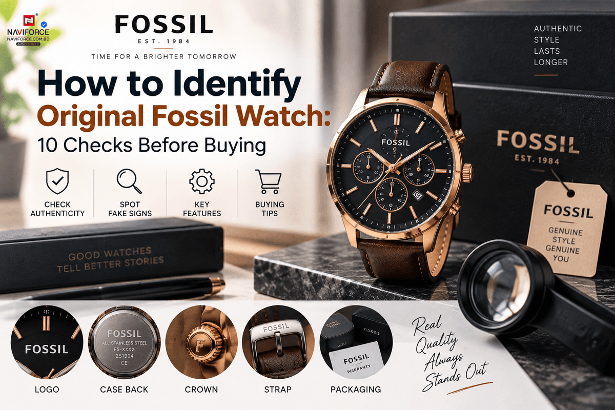 How to Identify Original Fossil Watch: 10 Checks Before Buying