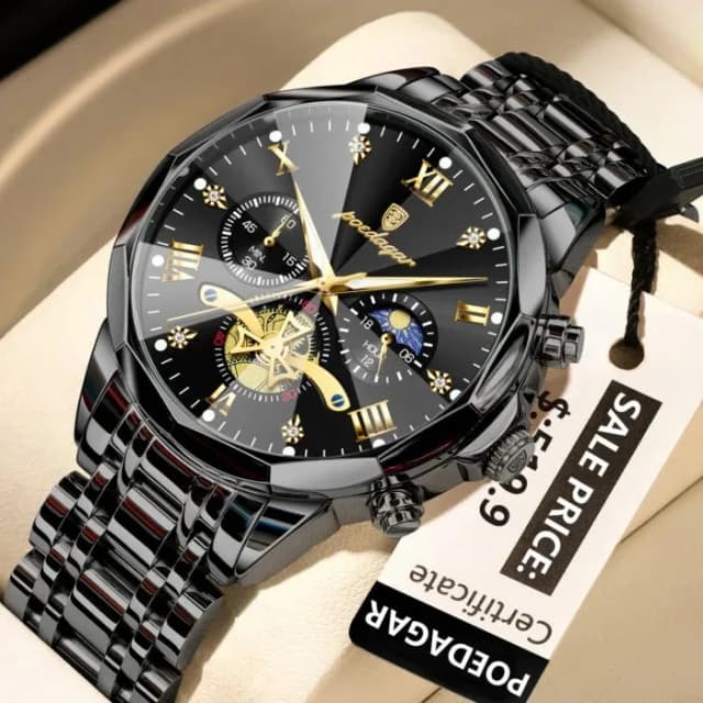 Poedagar 938 For Men - Black