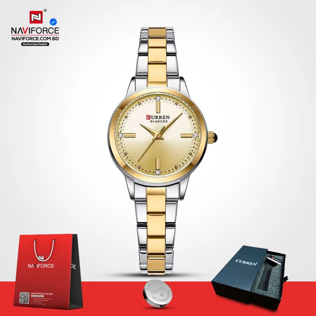 Curren-9094-For-Women-–-Silver-Gold