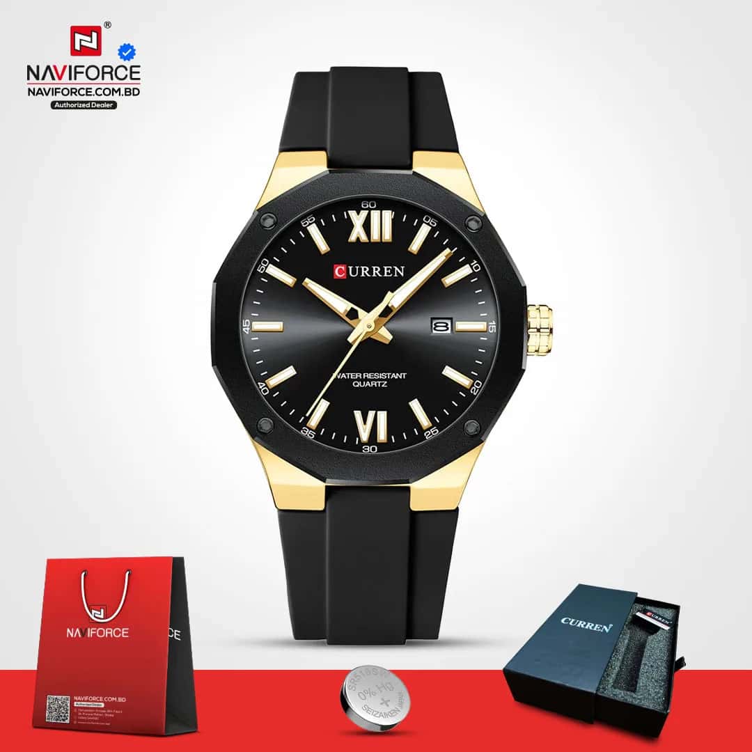 Curren-8465-For-Men-–-Black-Gold