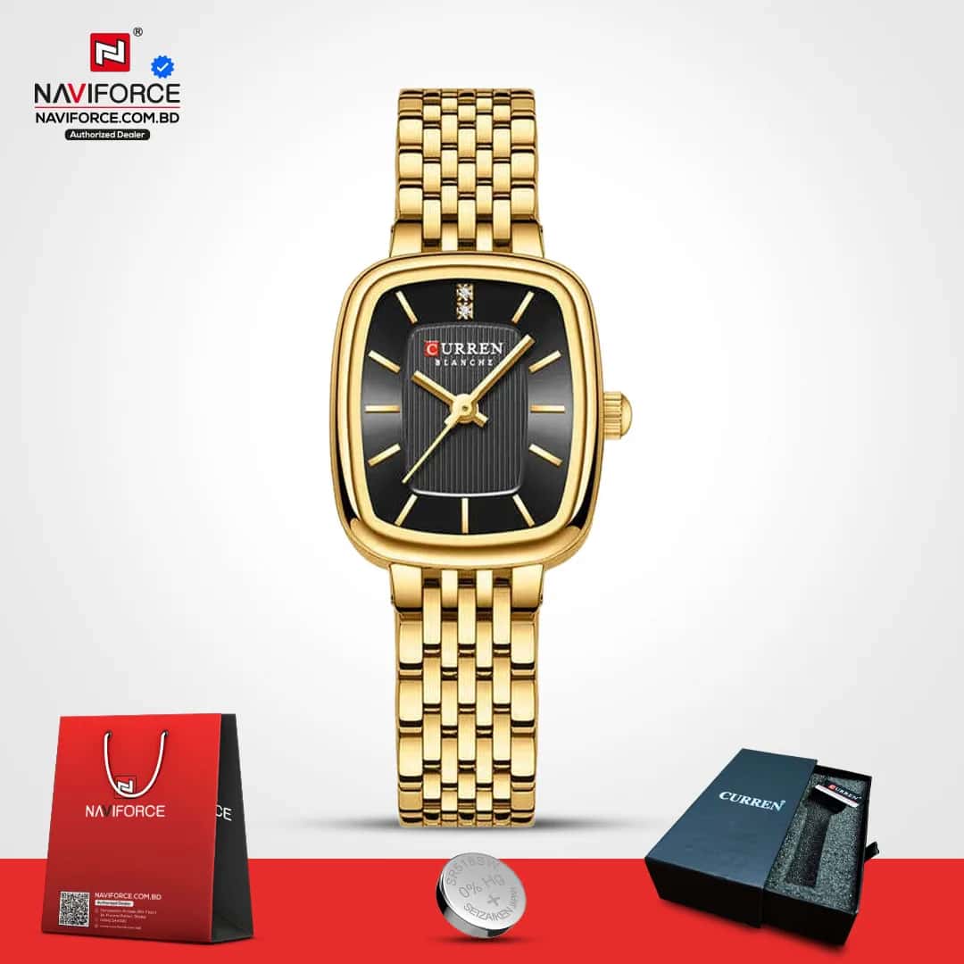 Curren-9093-For-Women-–-Gold-Black