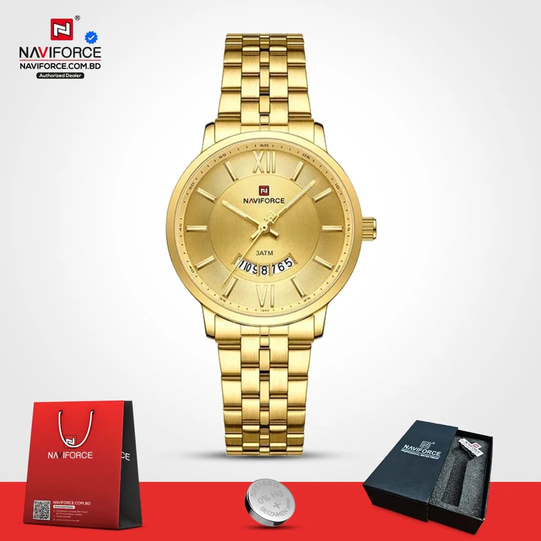 Naviforce-9238-–-Gold-For-Women