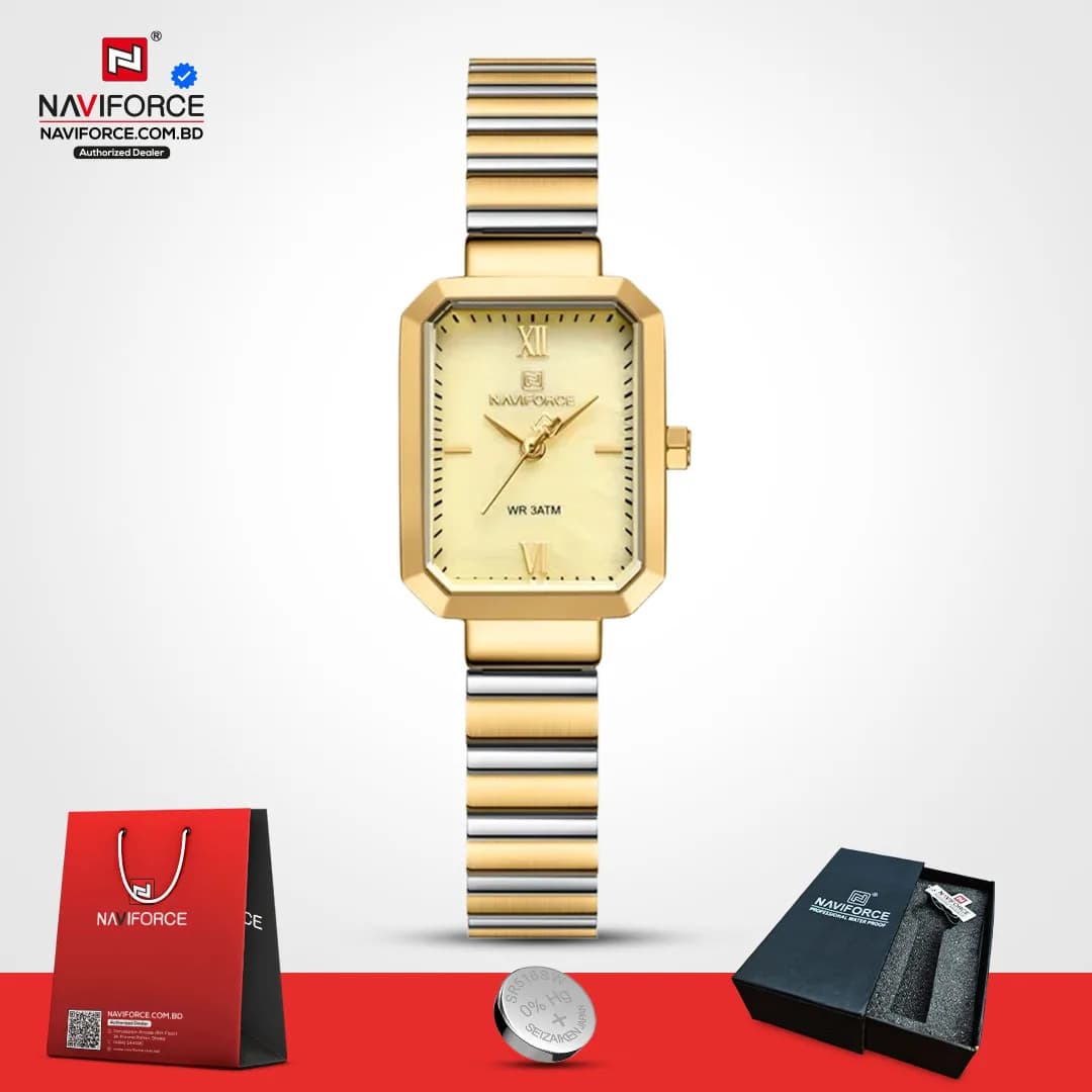 Naviforce-5050-–-Gold-For-Women