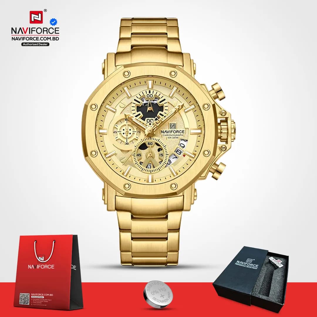 Naviforce-8065-CH-–-Gold-For-Men