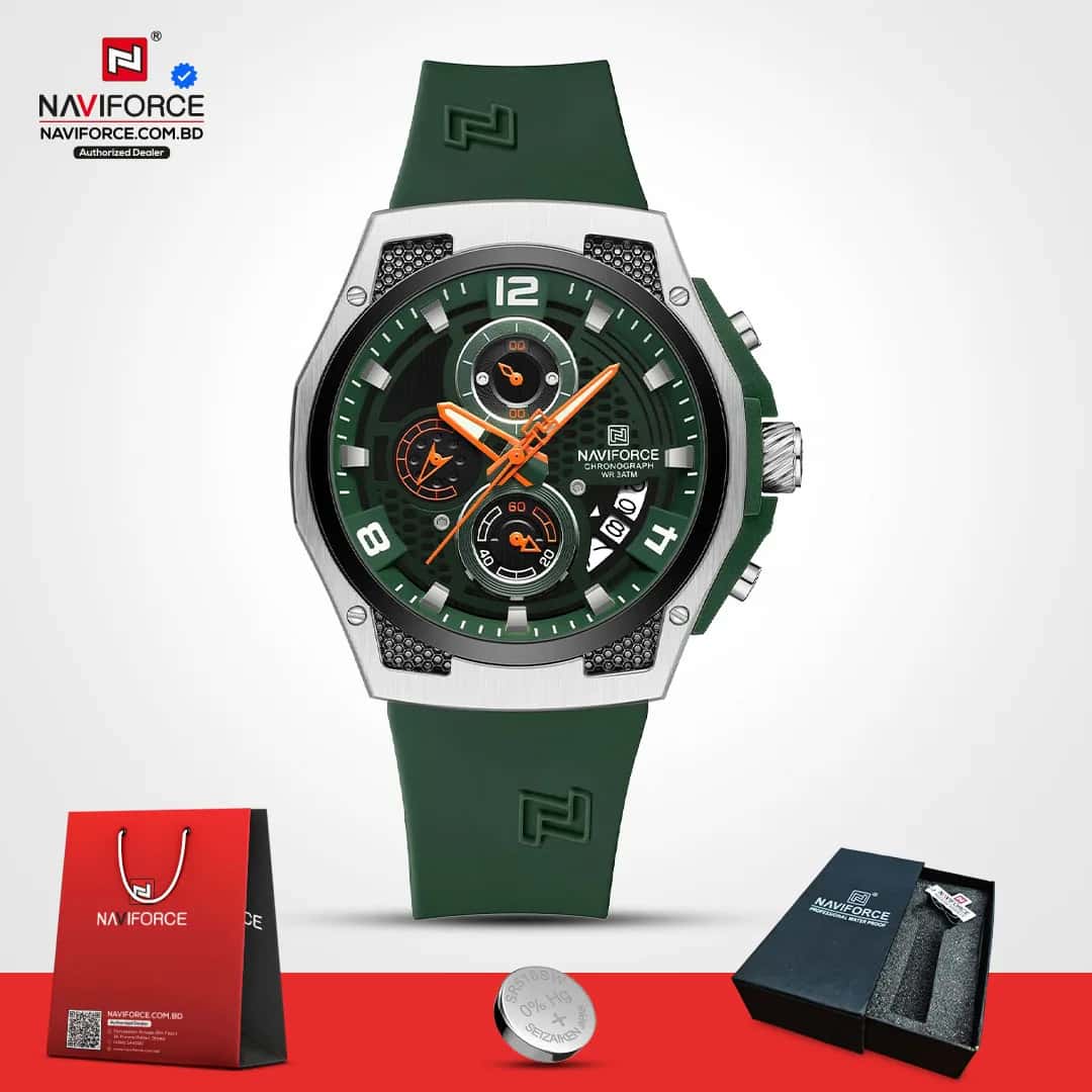Naviforce-8051T-For-Man-–-Silver-Green