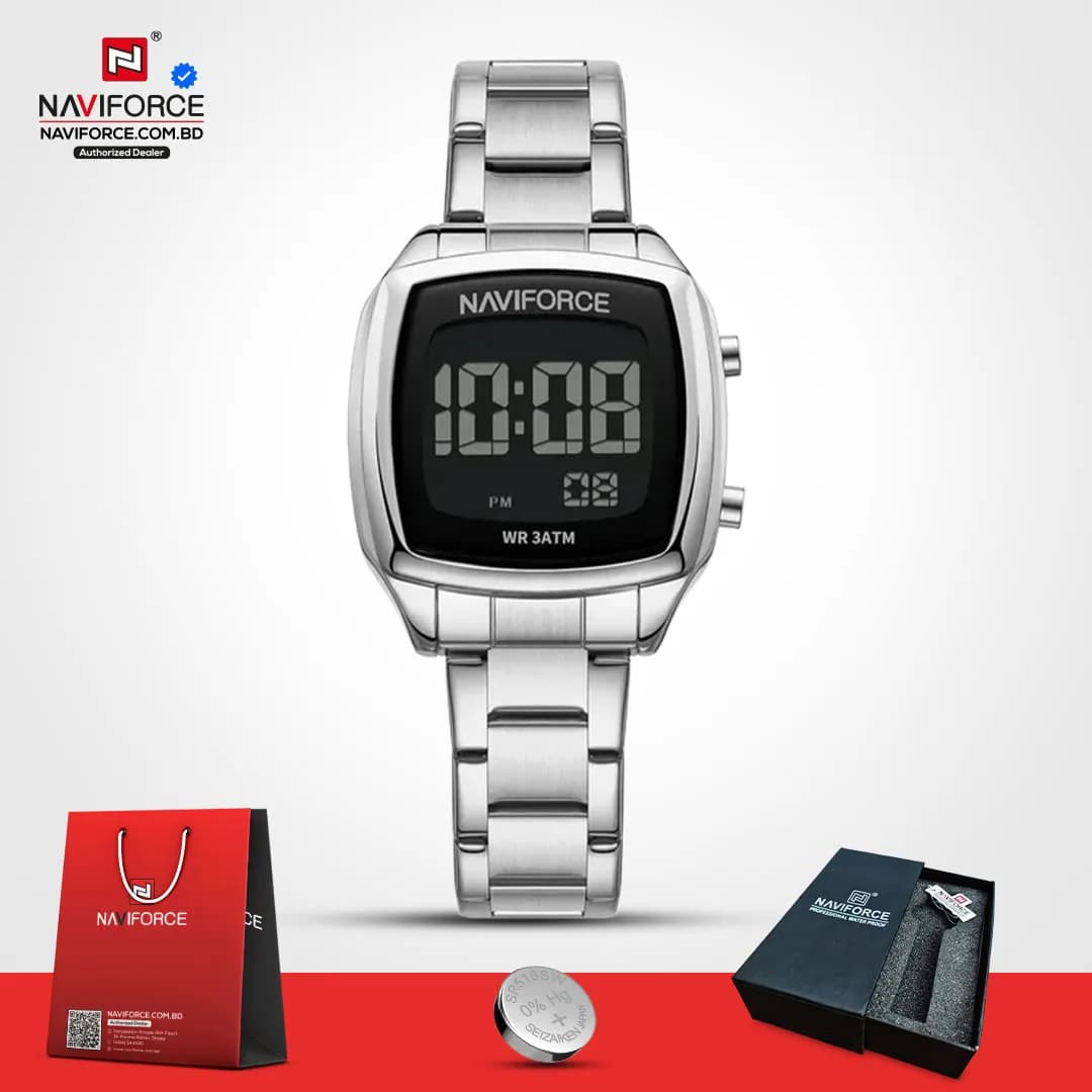 Naviforce-5047-–-Sliver-For-Women