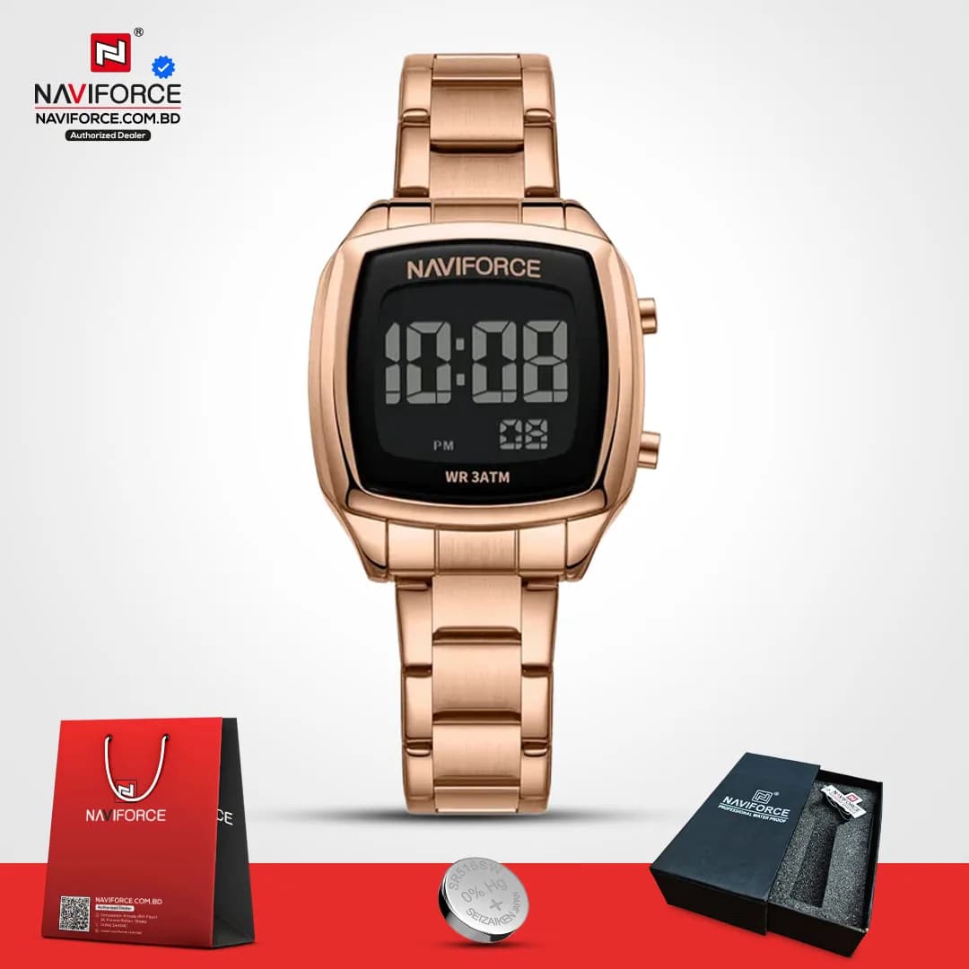 Naviforce-5047-–-Rose-Gold-For-Women