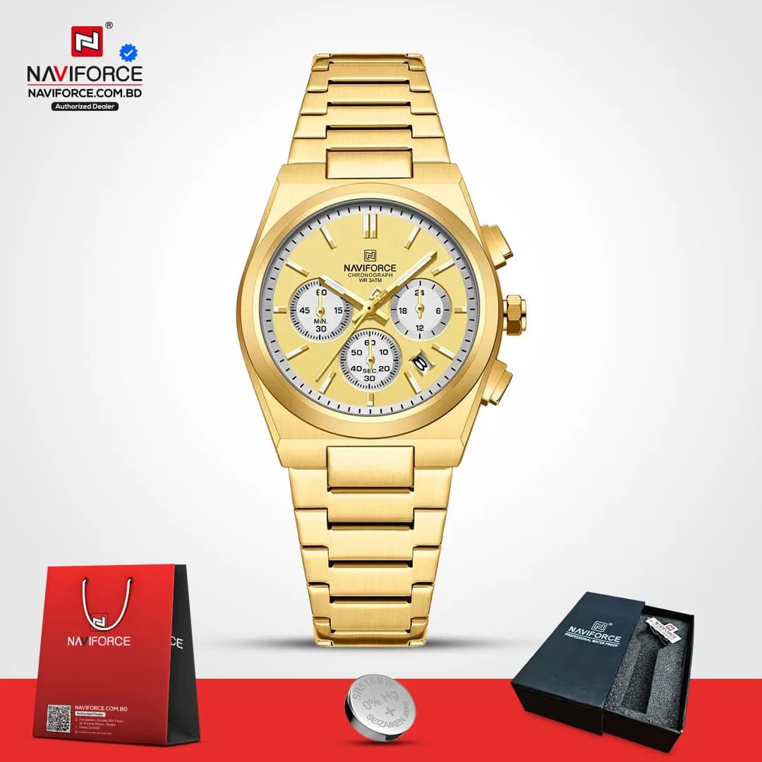 Naviforce-8048-CH-–-Gold-For-Women