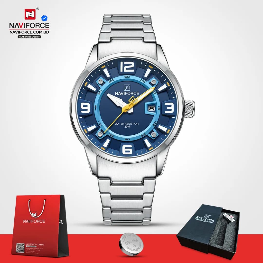 Naviforce-8044-CH-–-Sliver-Blue-For-Man