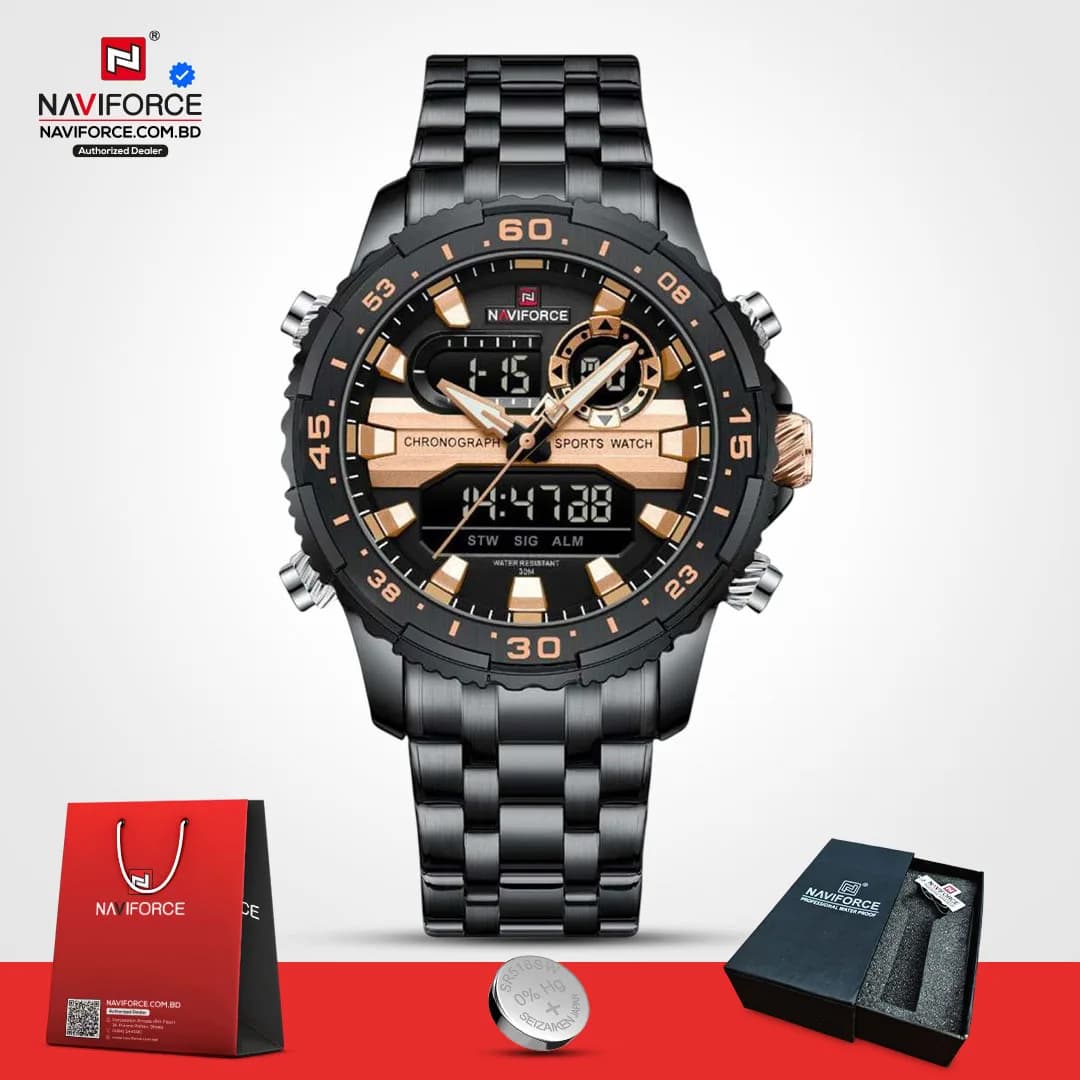 Naviforce-9234-CH-For-Man-–-Black-Rose