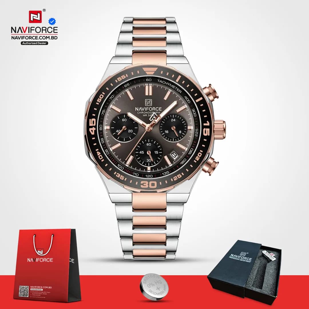 Naviforce-8049-–-Sliver-Rose