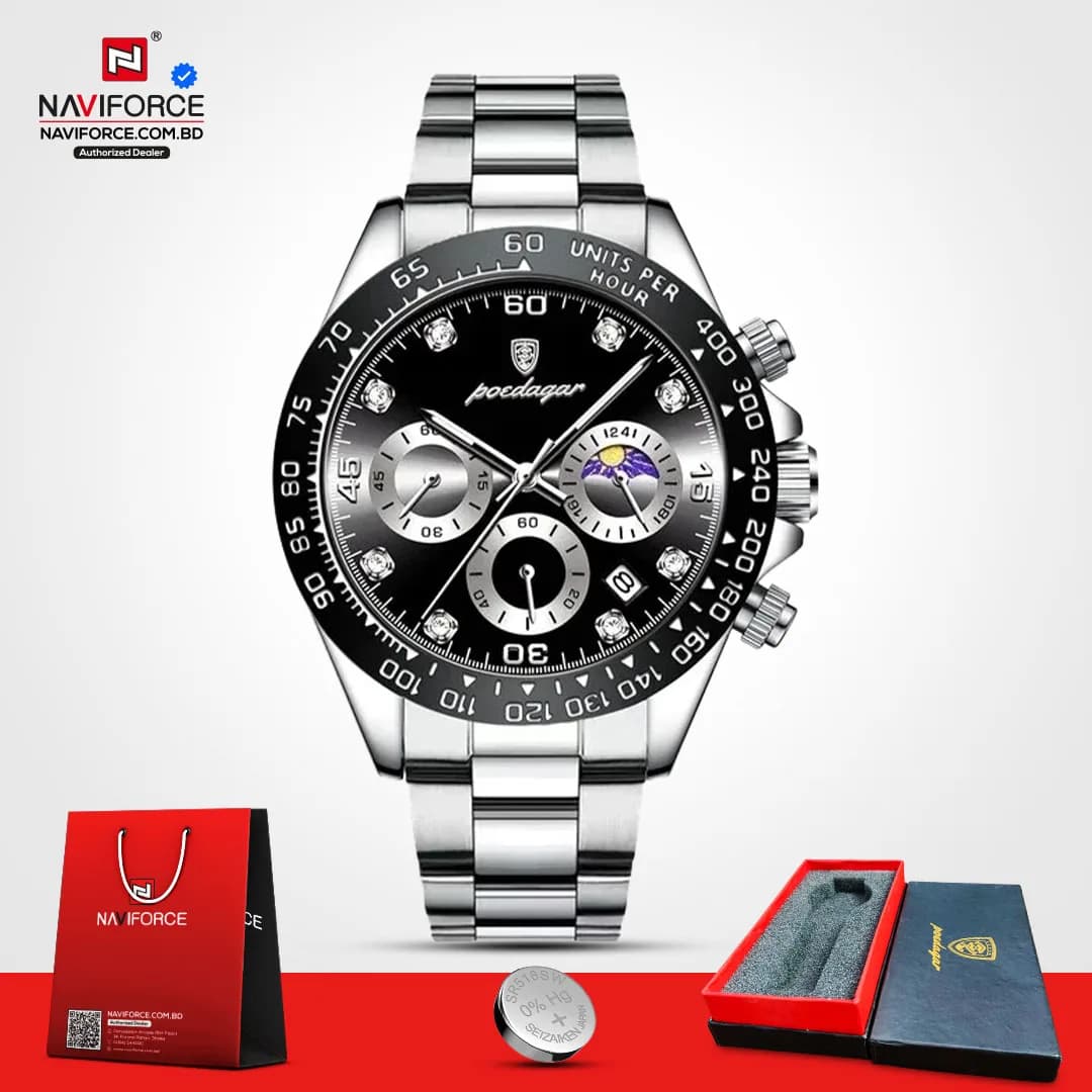 Poedagar-629-CH-–-Sliver-Black