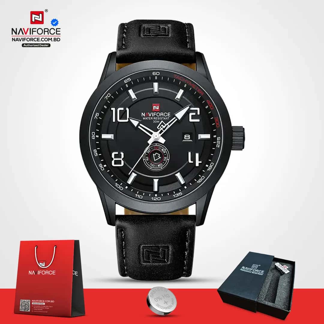 Naviforce-9229-–-Black-White