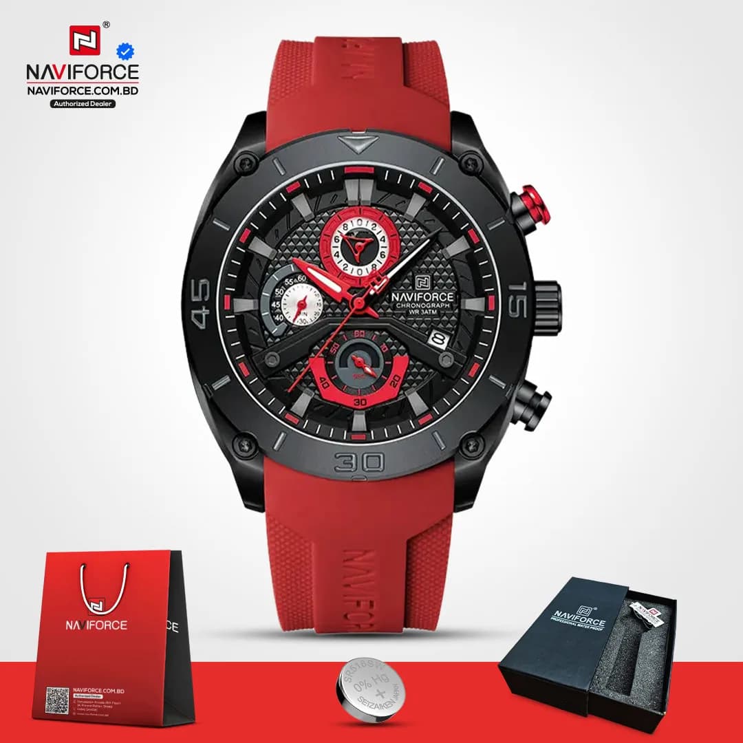 Naviforce-8038-–-Red