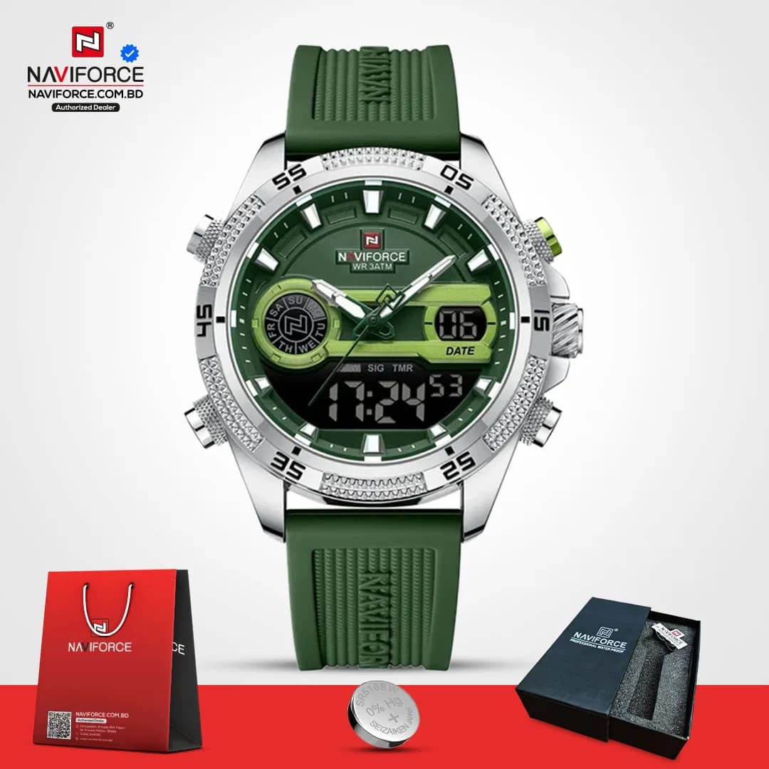 Naviforce-9223-T-–-Silver-Green