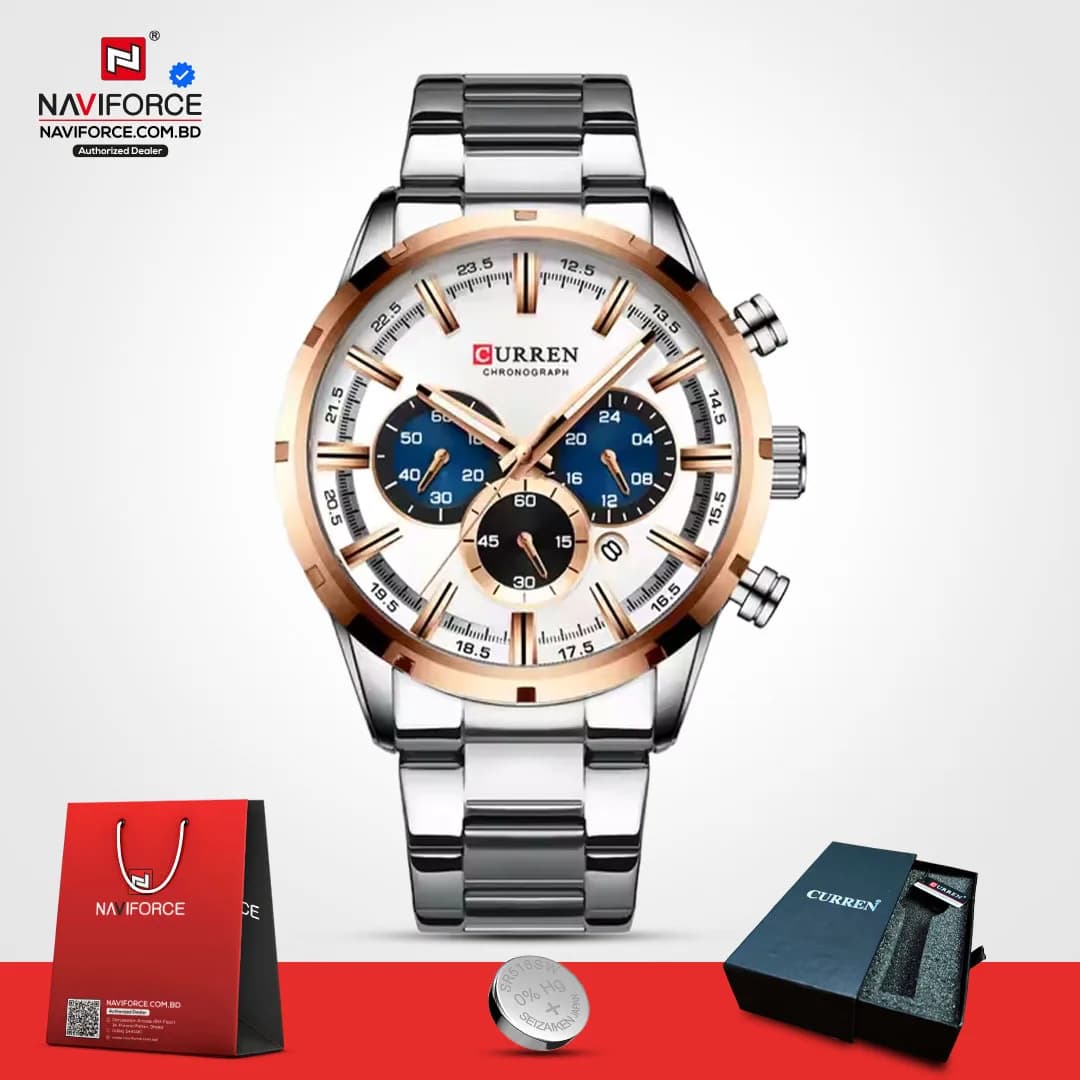 Curren-8355-–-Silver-Gold