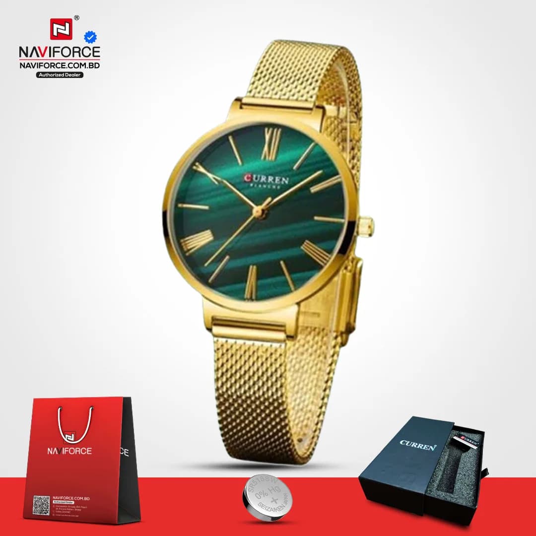 Curren-9076-CH-–-Gold-Green