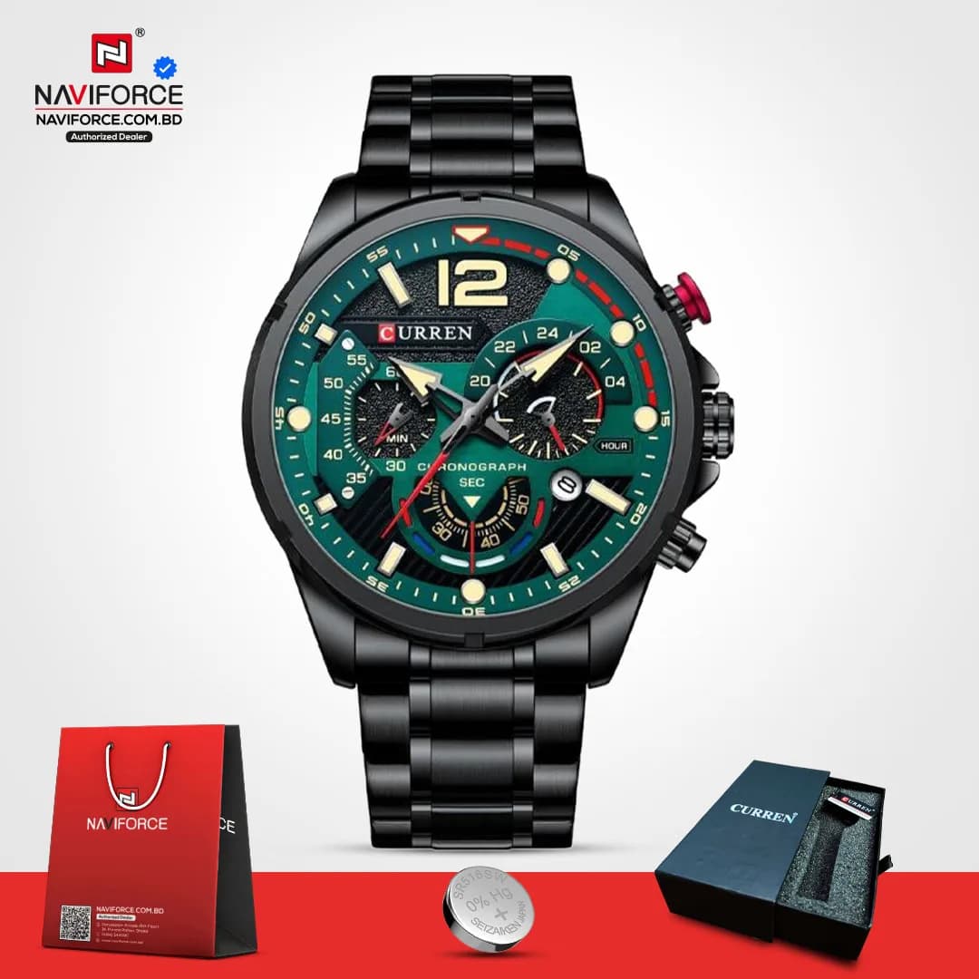 Curren-8395-–-Black-Green