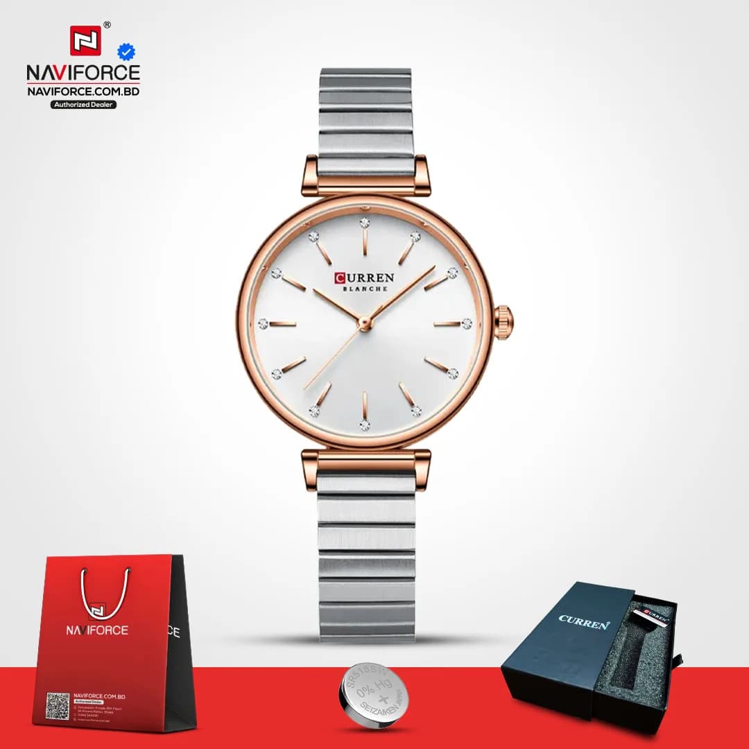 Curren-9081-CH-–-Silver-Rose-Gold