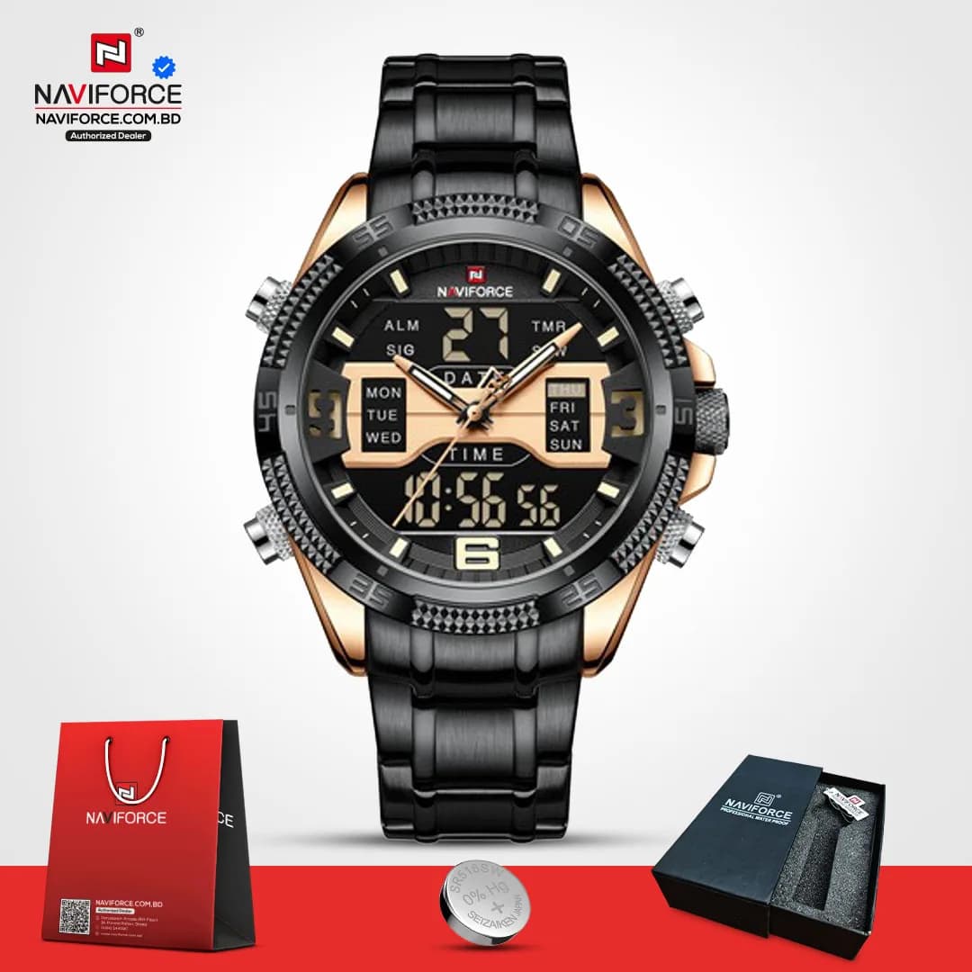 Naviforce-9201-CH-–-Black-RoseGold