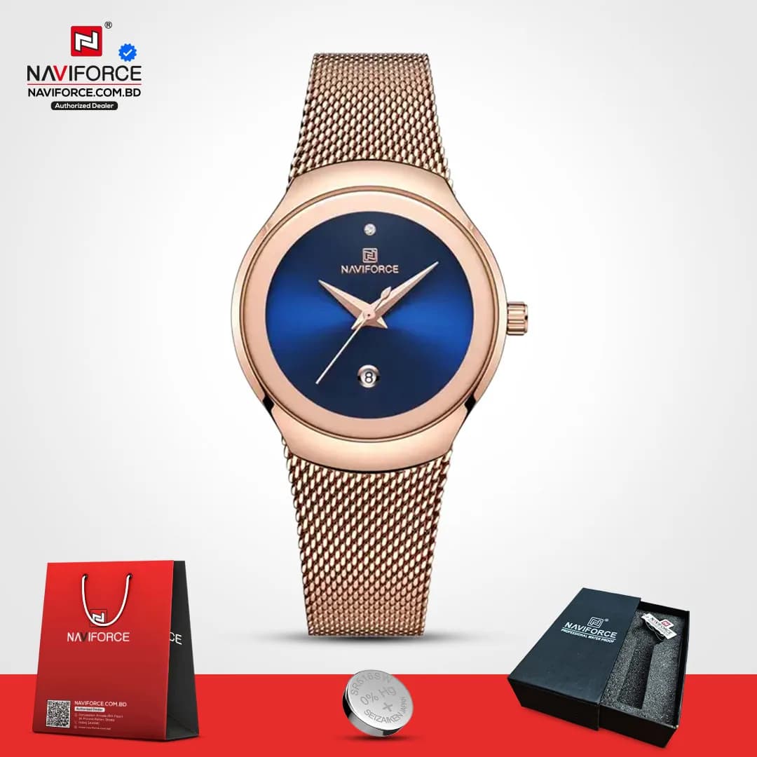Naviforce-5004-–-RoseGold-Blue
