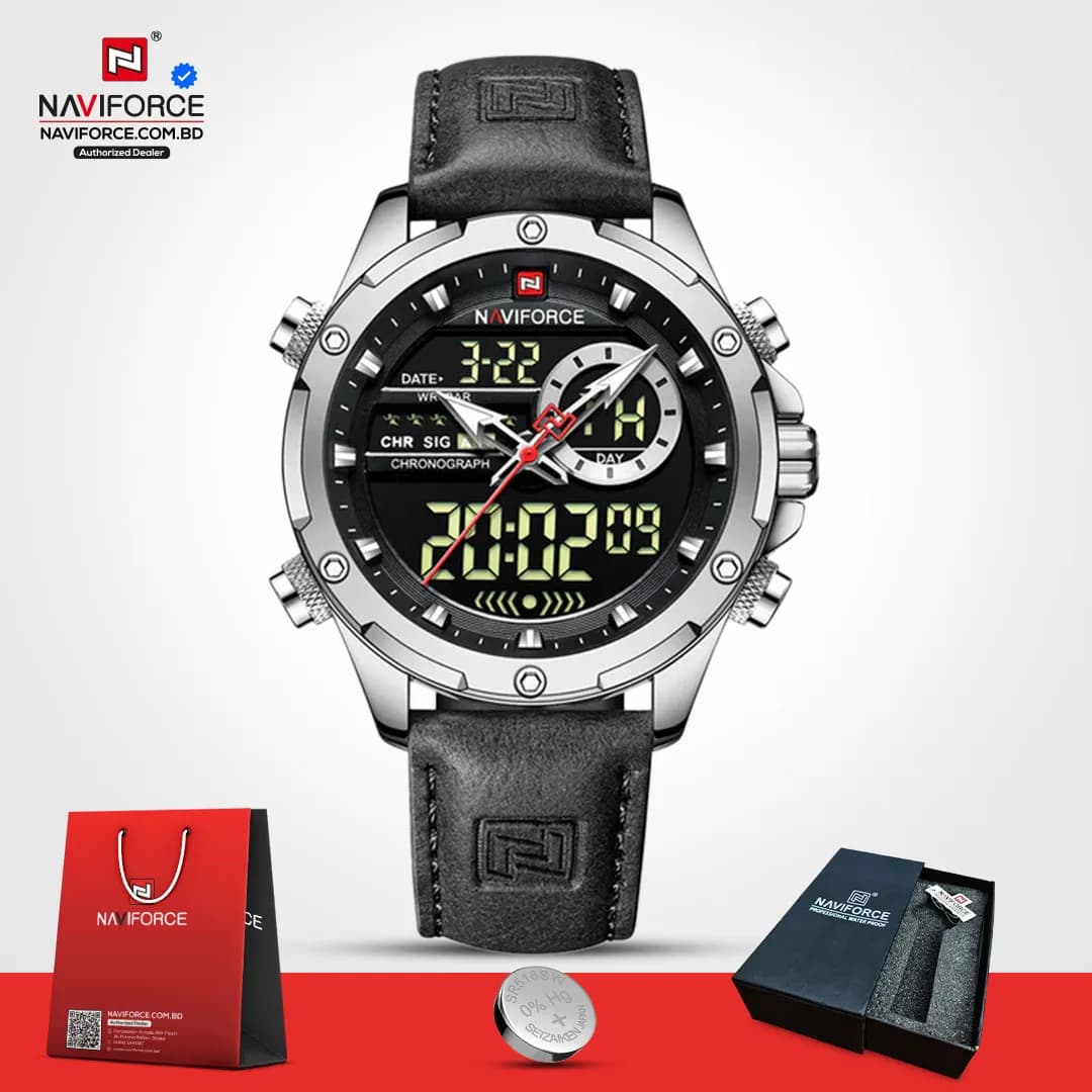 Naviforce-9208-L-–-Silver-Black