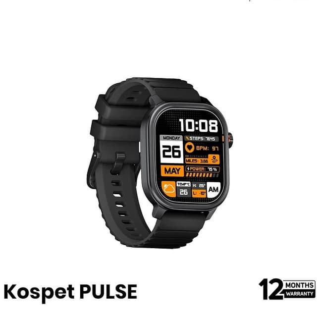 Kospet Pulse AMOLED Smart Watch - Gray