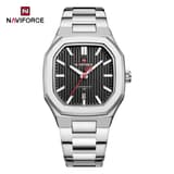 NAVIFORCE 9271 CH Men Watch - Silver Black Red