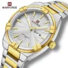 Naviforce 9218 CH - Silver Gold - Image 3