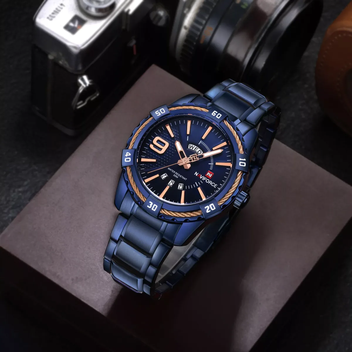 Naviforce 9117 CH - Blue - Image 3