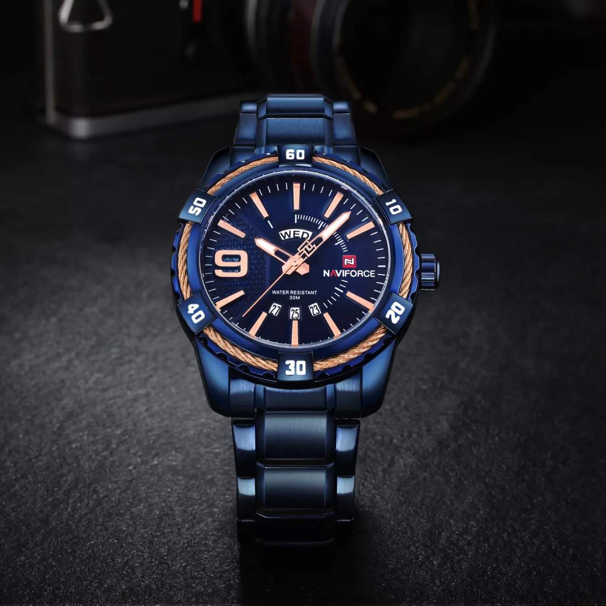 Naviforce 9117 CH - Blue - Image 2