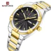 Naviforce 9218 CH - Black Gold - Image 3