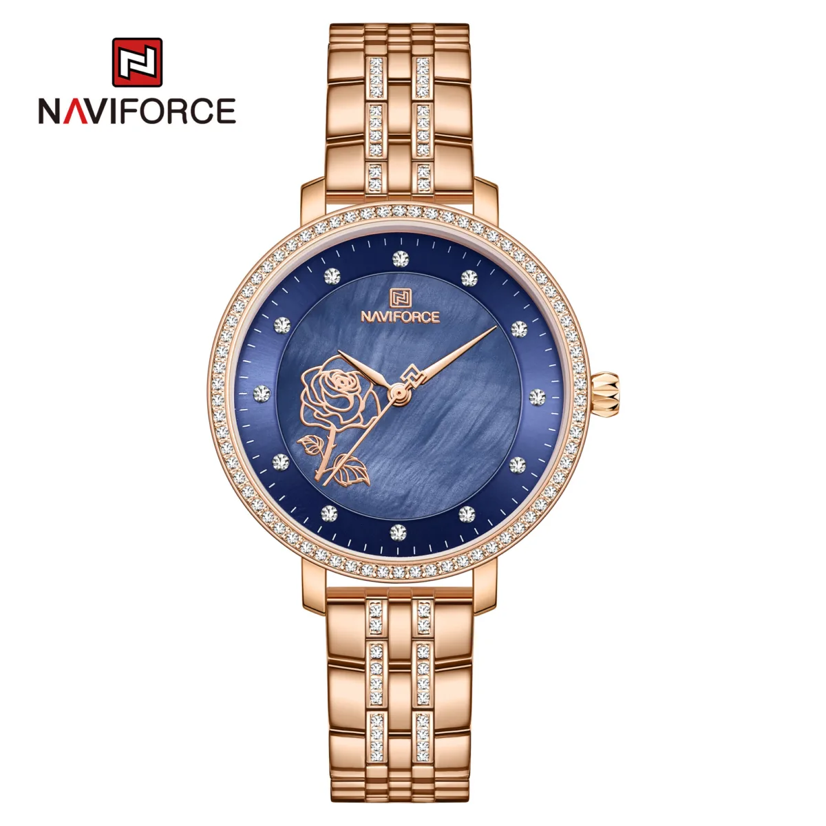 Naviforce 5017 - RoseGold Blue - Image 4