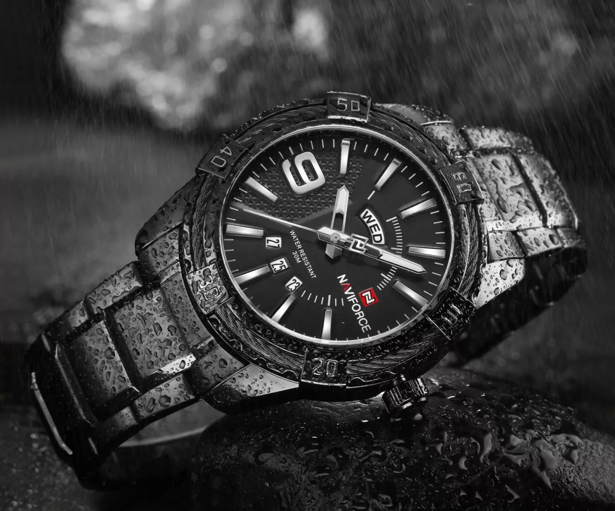 Naviforce 9117 CH - Black - Image 4