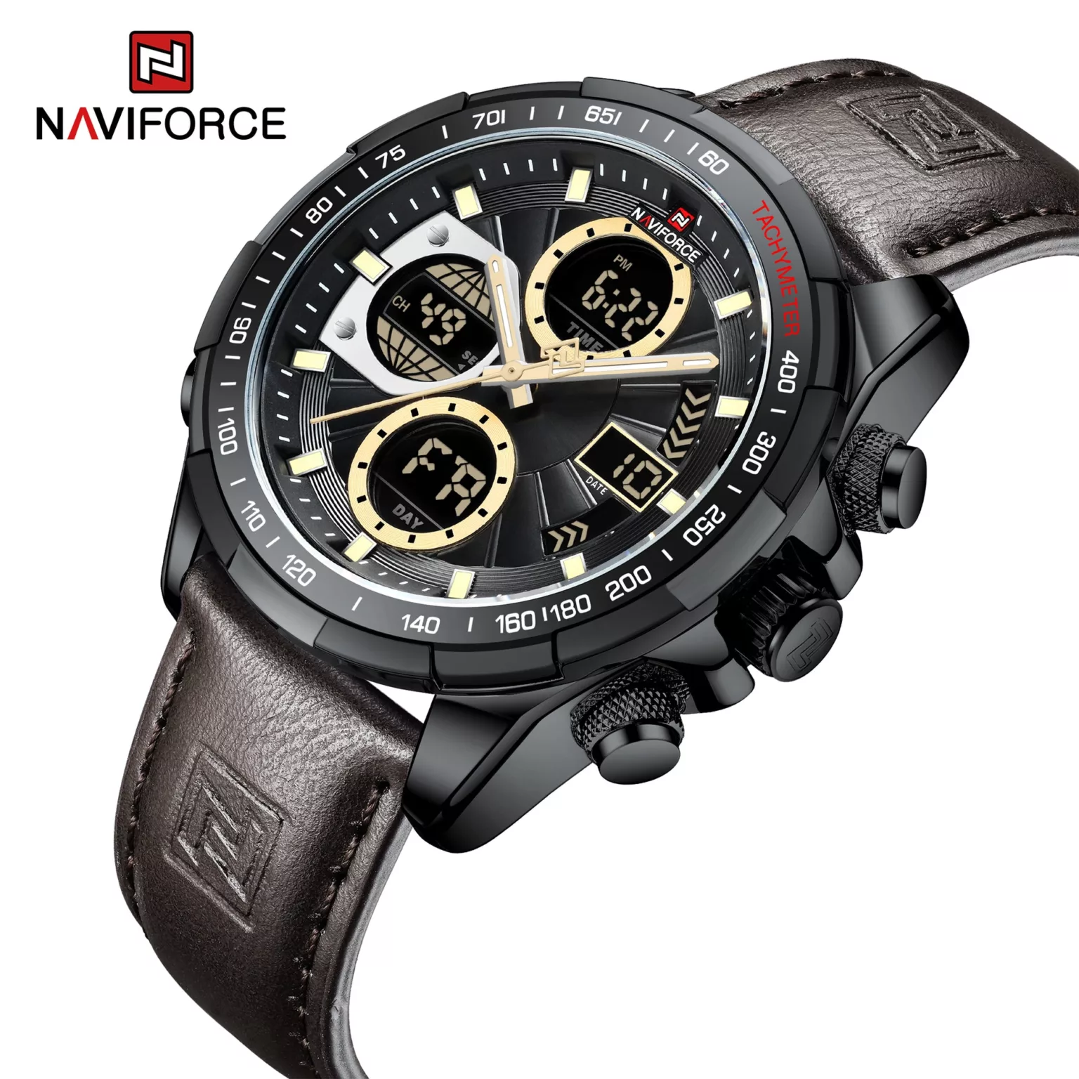 Naviforce 9197 L - DarkBrown Black - Image 4