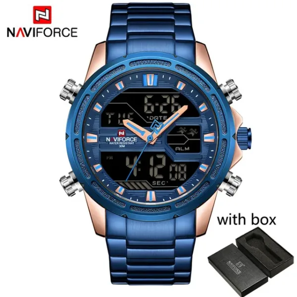 Naviforce 9138 CH - Blue - Image 2