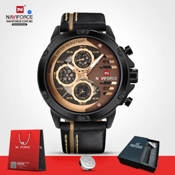 Naviforce 9110 L - Brown - Image 1