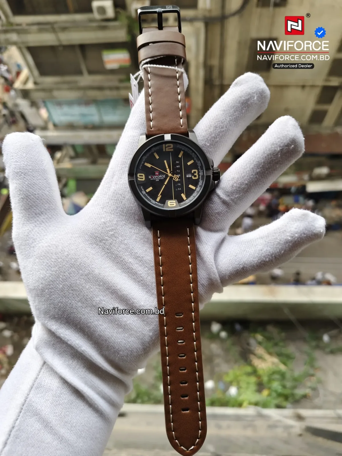 Naviforce 9177 L - Black Brown - Image 2