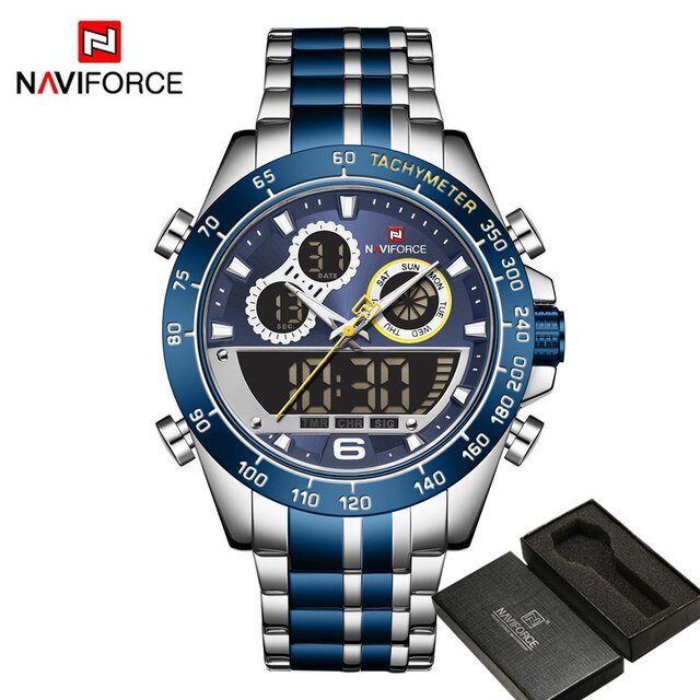 Naviforce 9188 CH - Blue Watch Price in Bangladesh - Naviforce Bangladesh
