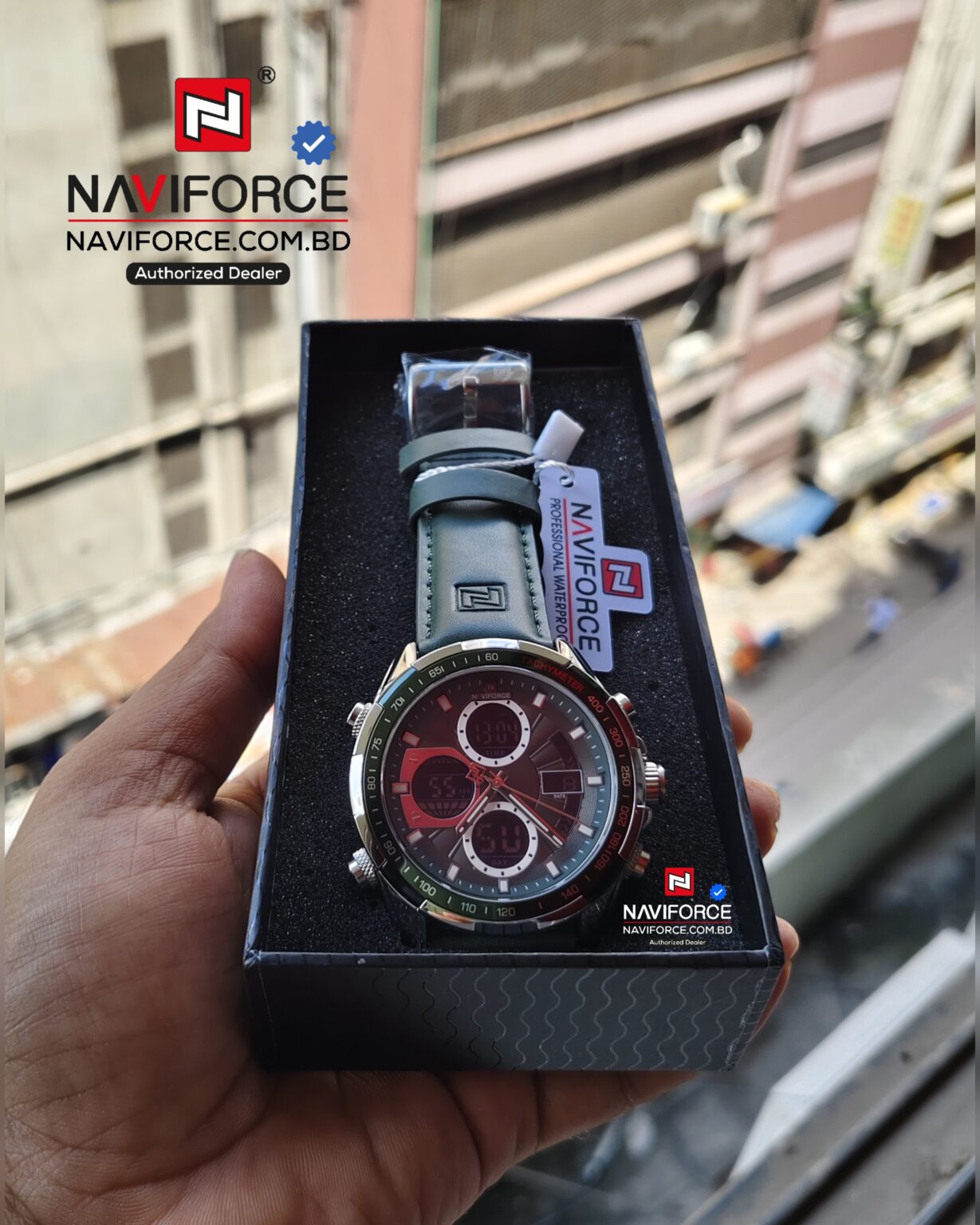 Naviforce 9197 L - Silver Green - Image 8