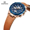 Naviforce 8028 L - Brown Blue - Image 3